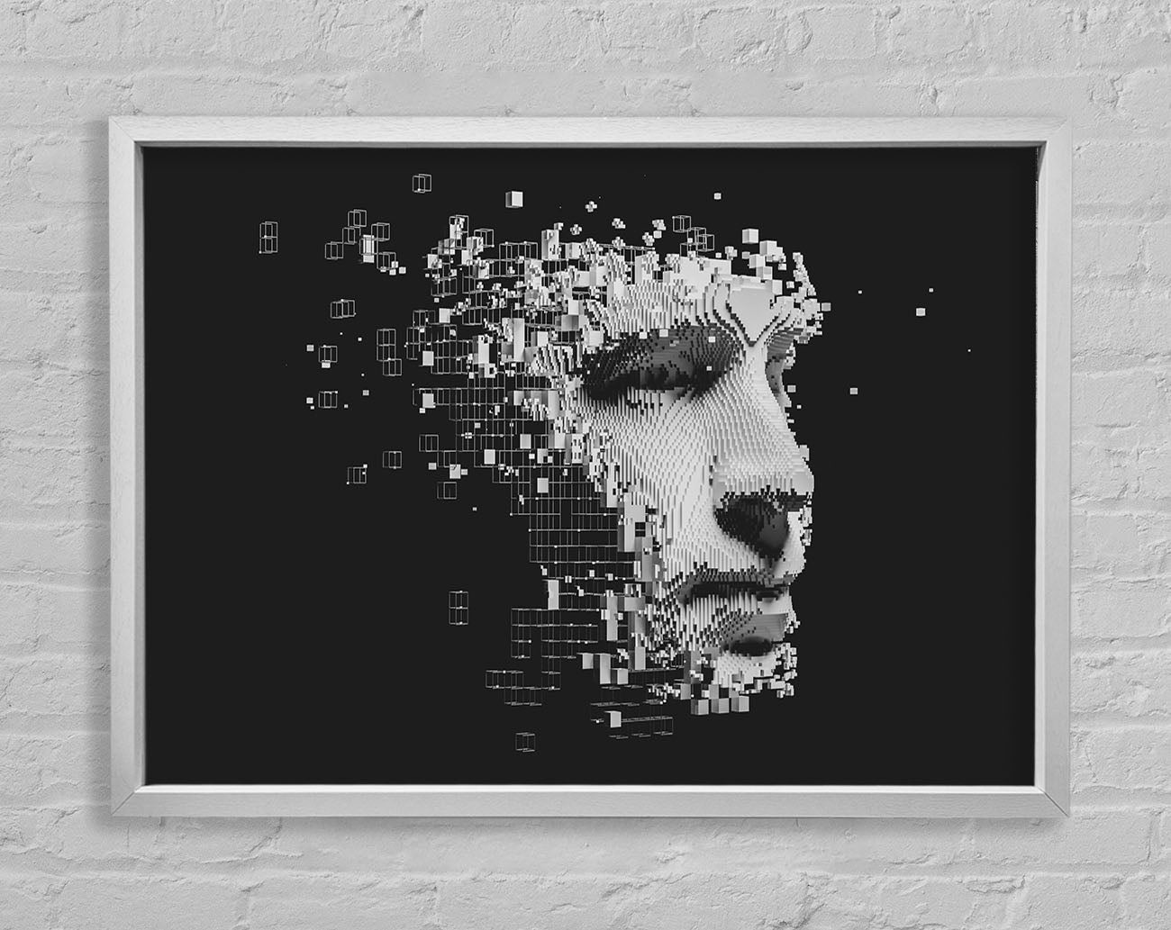 Break Away Face Framed Wall Art