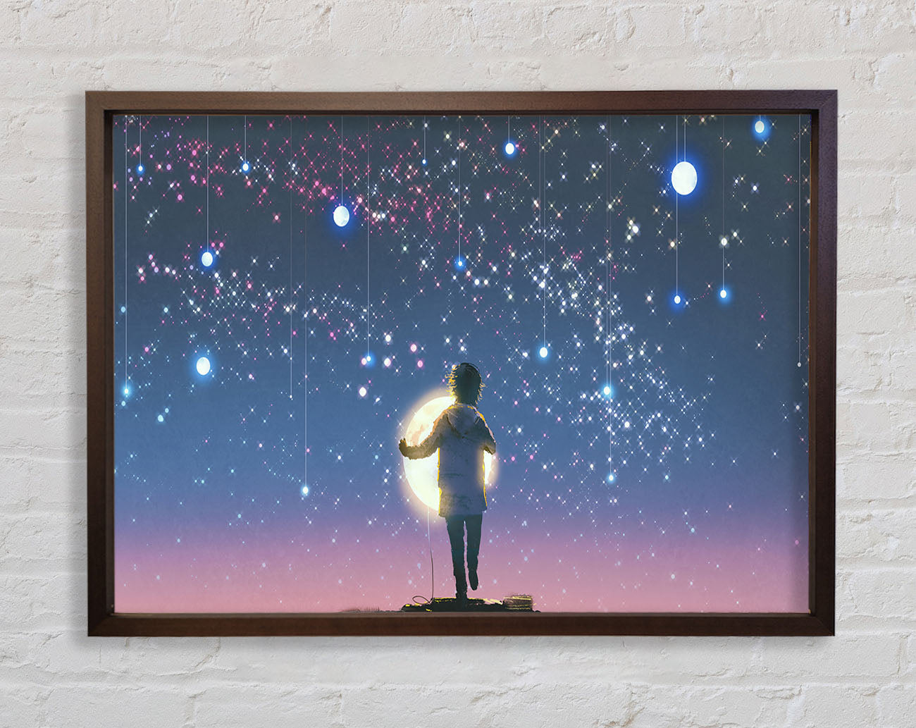 Capturing The Moon Framed Wall Art