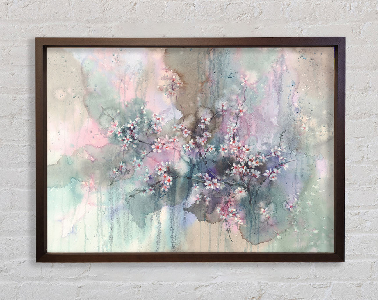 Abstract Flower Paradise Framed Wall Art