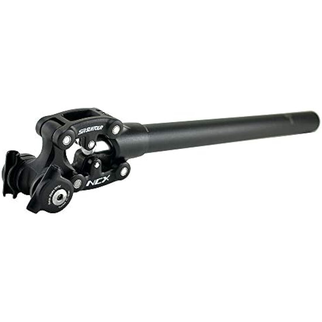 SR SUNTOUR SP12 NCX Suspension Seat Post with Protective Cover 27.2X400mm,Black, VK1918