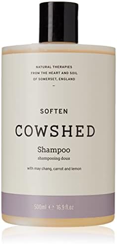 Cowshed Soften Shampoo - 500 ml - Volumising Shampoos for All Hair Types | Everyday Hydrating Shampoo Sulphate and Paraben Free | Vegan Moisturising Shampoos for Fine Hair