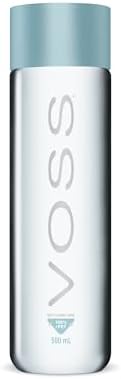 VOSS Still Water, Pack of 24 x 500ml PET Bottles, Natural Mineral Water