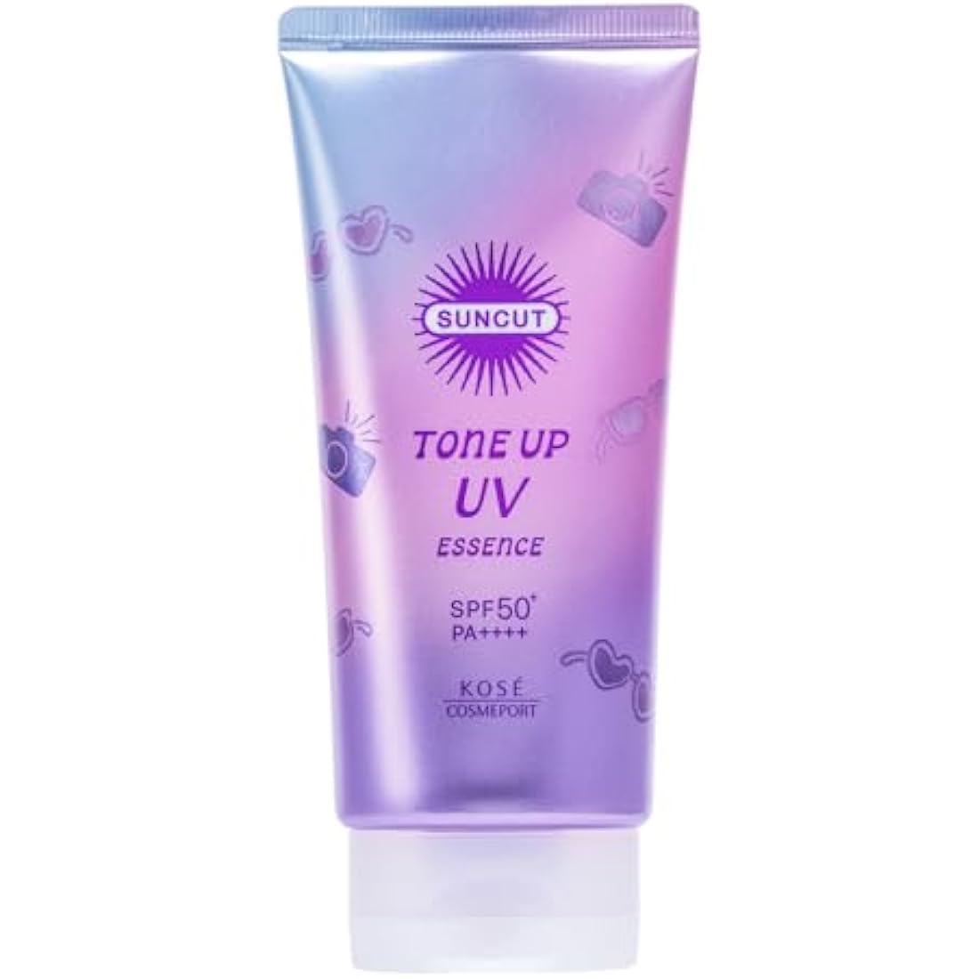 Kose SUNCUT Tone Up UV Essence Lavender 80g SPF50+/PA++++