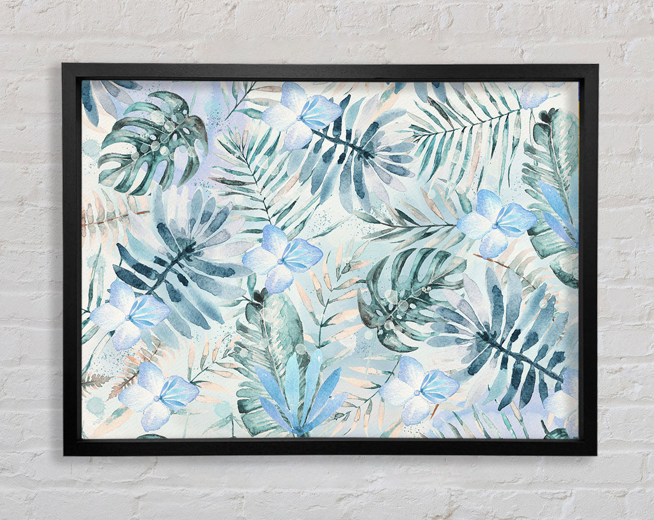 Cheese Plant Foliage Framed Wall Art