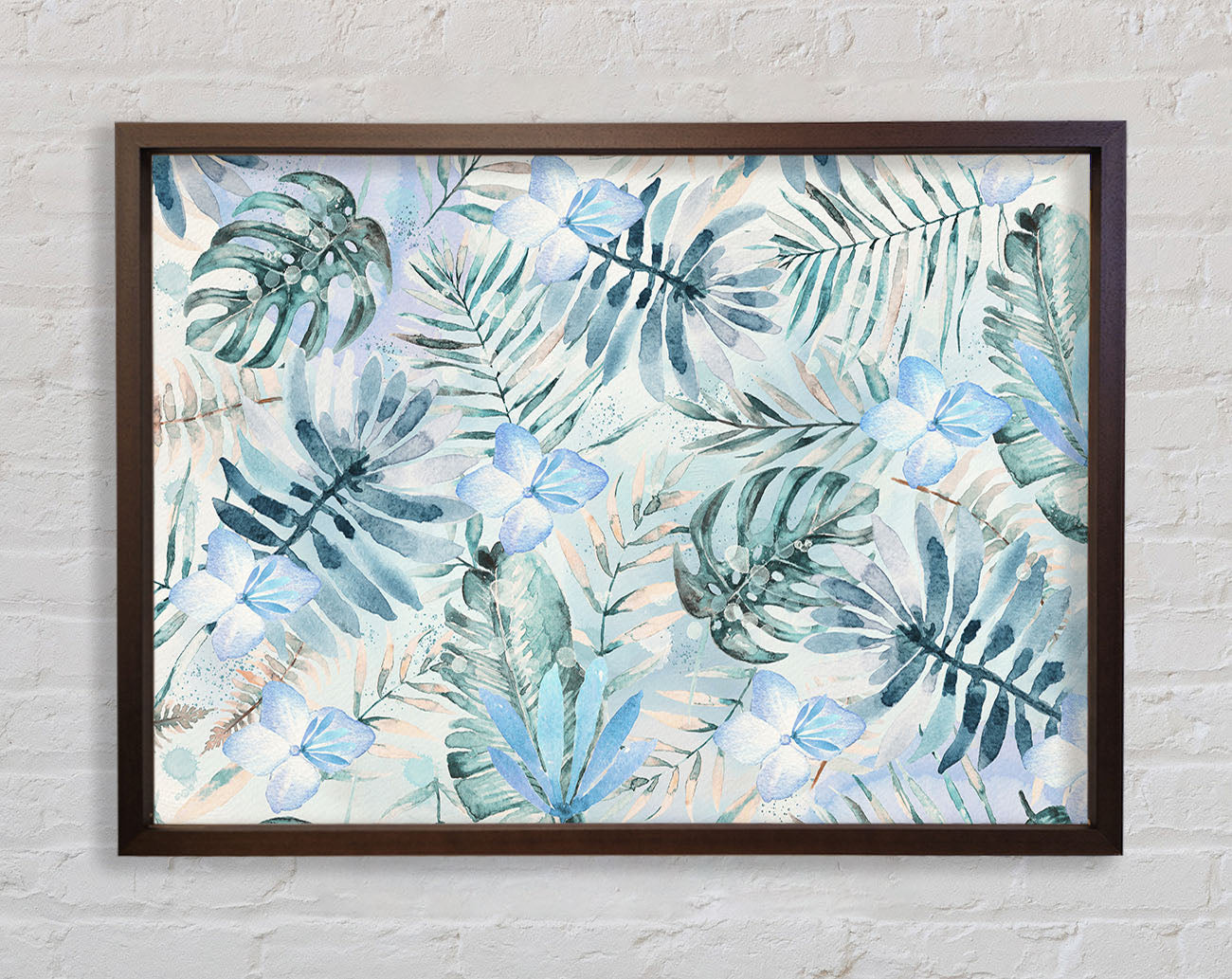 Cheese Plant Foliage Framed Wall Art