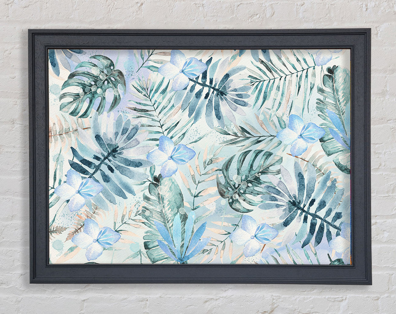 Cheese Plant Foliage Framed Wall Art