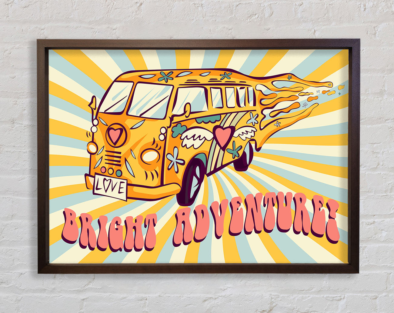 Camper Adventure Framed Wall Art