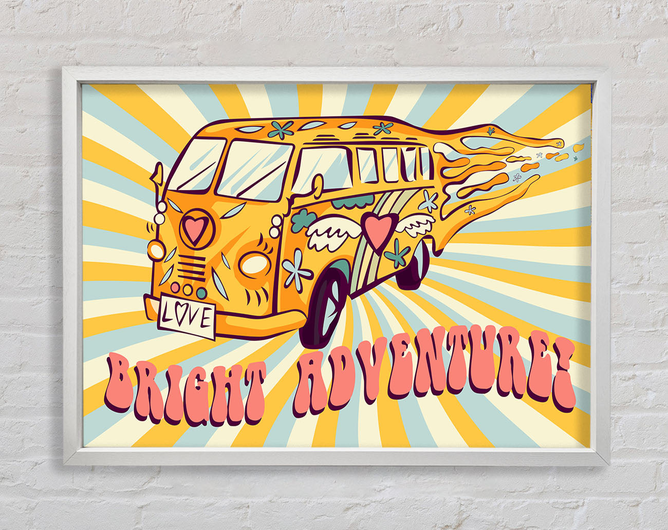 Camper Adventure Framed Wall Art