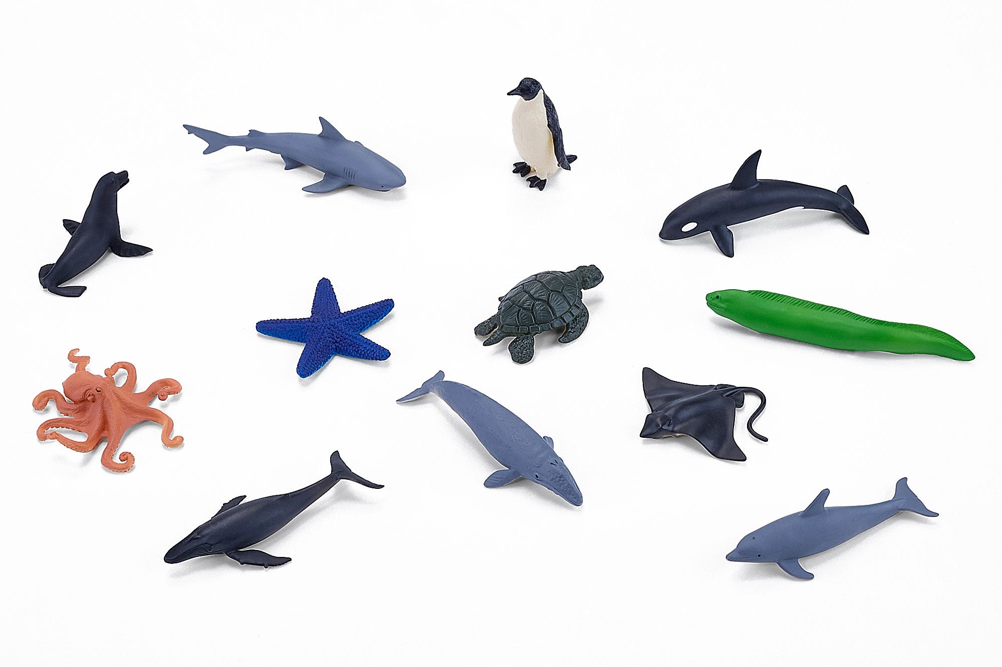 Sea Life Mini Worlds Playset 12pc Ocean Animal Figures