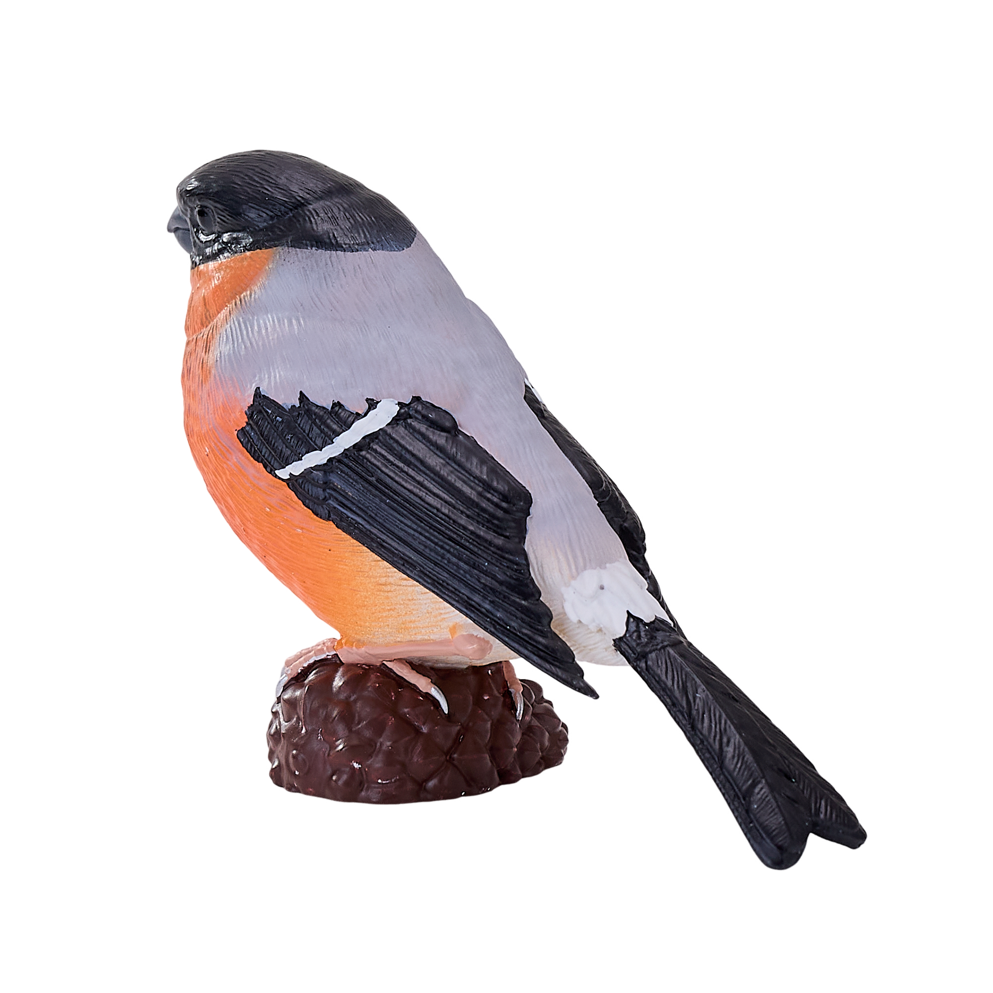 Bullfinch Bird Toy Realistic Wildlife Figurine