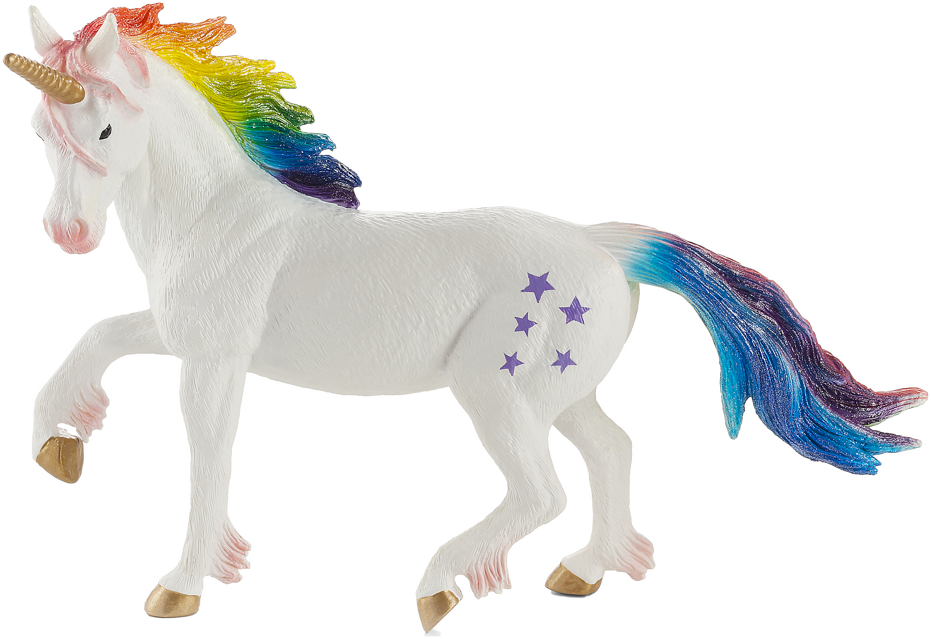 Rainbow Unicorn Toy Fantasy Mythical Horse Figurine