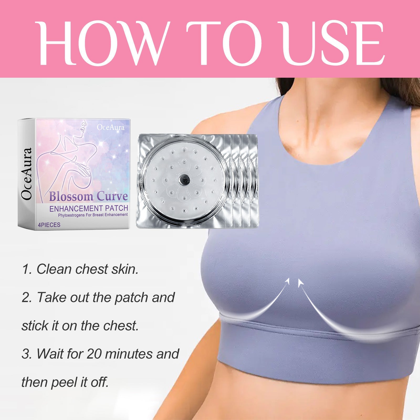 Chest Nursing Adhesive Bandage Charm Push Up Firm