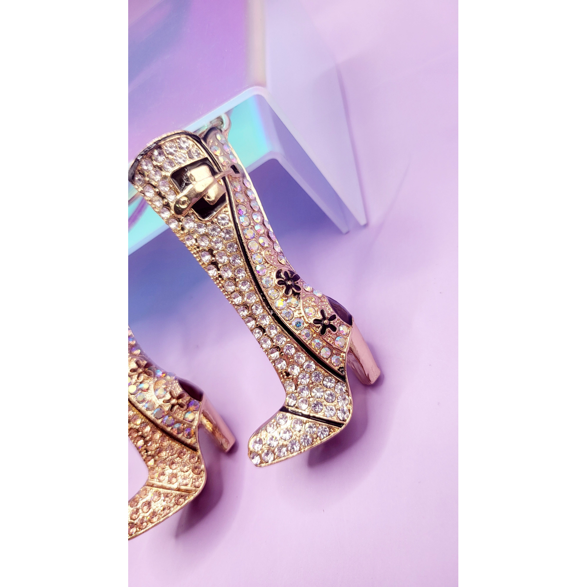 Cow Girl Boot Key Ring