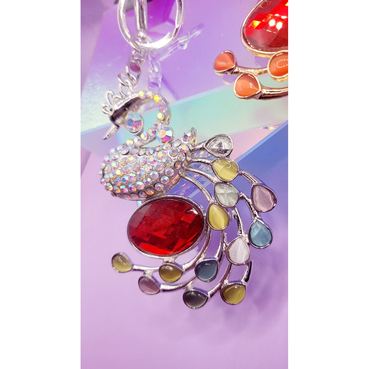 Peacock Key Ring