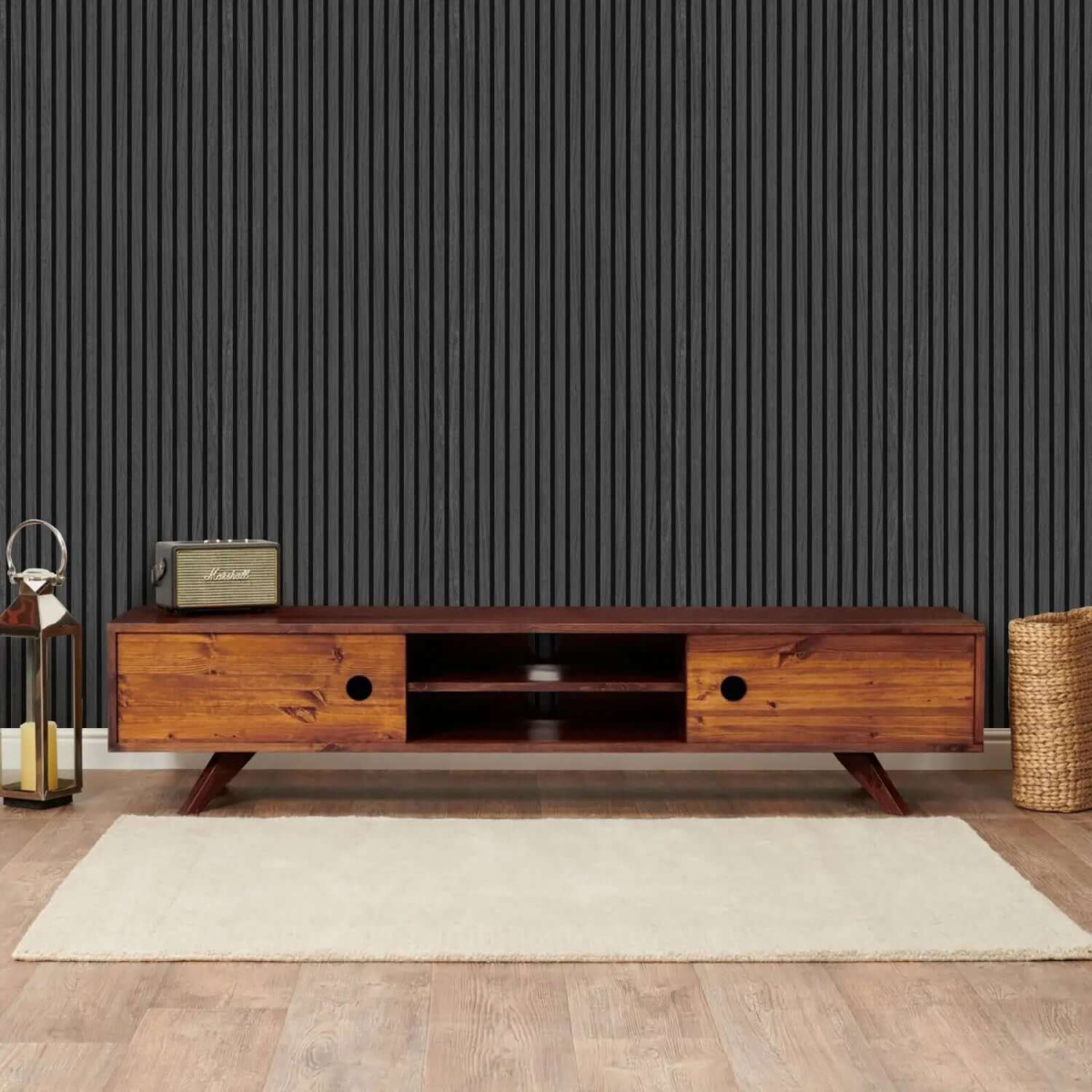 Black Oak Acoustic Wall Panels (3 Pack)