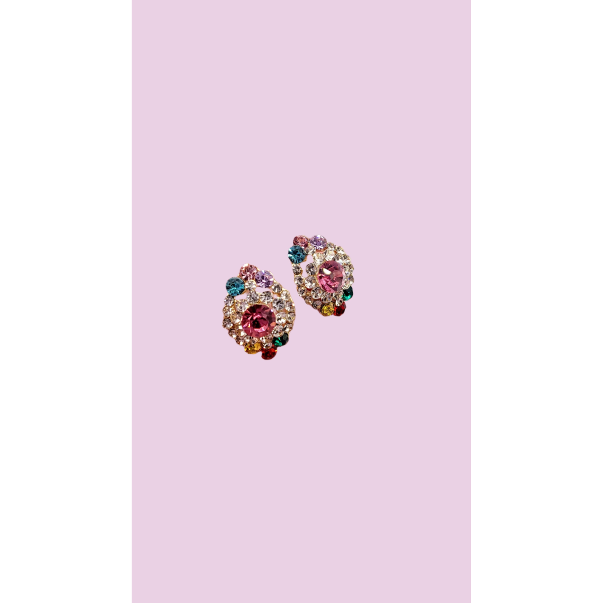 Charm Crystal Stud Earrings