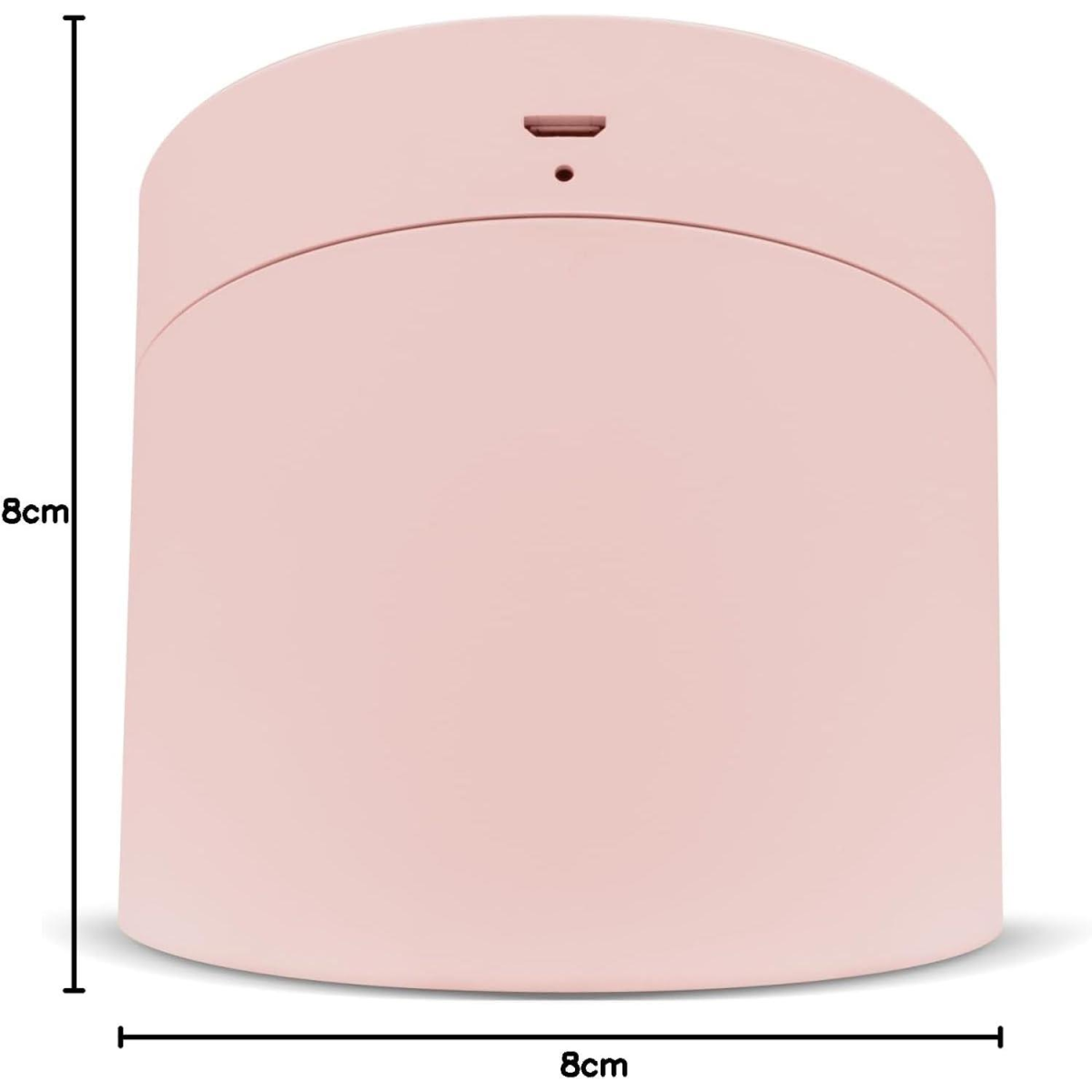 Acctim Jowie Dual Digital Alarm Clock/Nightlight Superbrite with Light Touch Sensor Pink