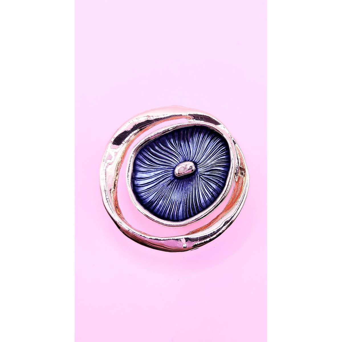 Abstract Magnetic Lilly Brooch