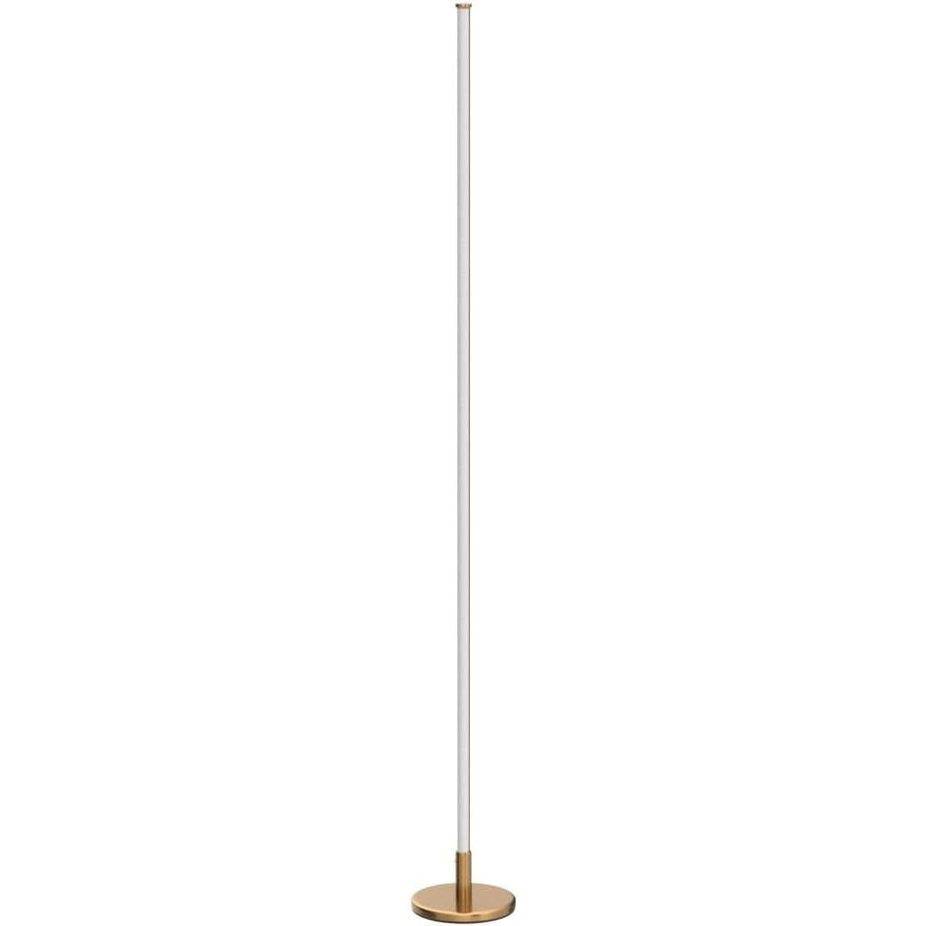 TACAHE Gold Corner Floor Lamp – Dimmable LED Mood Light with Remote, 57"