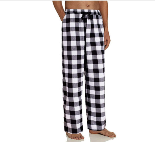 Women's Stretch Plaid Casual Pants With Pockets