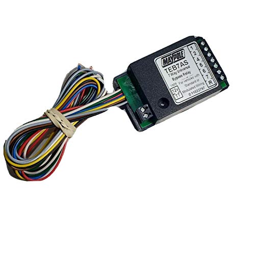 Maypole 12V 7 Way Bypass Relay with Audible Buzzer Trailer and Caravan Towing Electrics