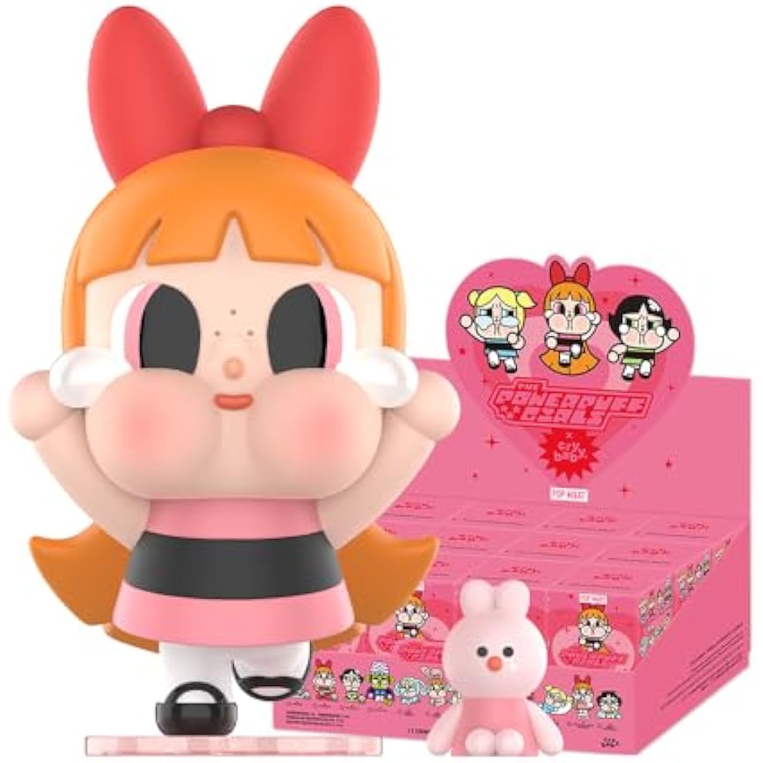 POP MART CRYBABY x Powerpuff Girls Series Whole Set(12Boxes) 2.5 inches Articulated Character Premium Design gifts for women Fan-Favorite Collectible Toy Art Toy Action Figure