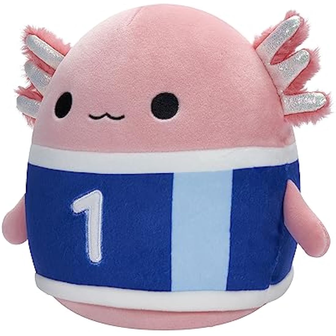 Squishmallows Original 7.5-Inch Archie the Axolotl with Soccer Jersey - Little Official Plush