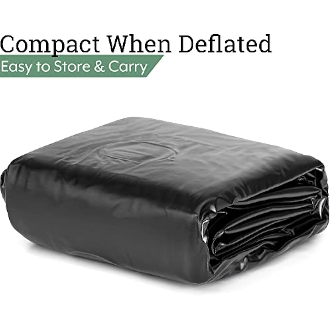 Comfort Quest Double Airbed, Inflatable Guest Air Bed, Blow Up Camping Mattress, Flocked Surface, Coil Beam Construction, L191cm x W137cm x D22cm, Max Weight 295kg