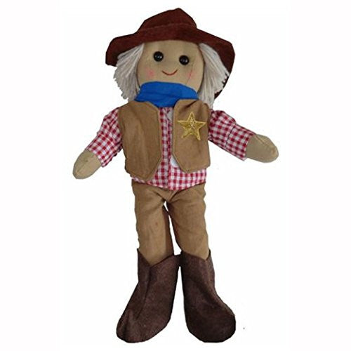 powell craft cowboy rag doll 40cm