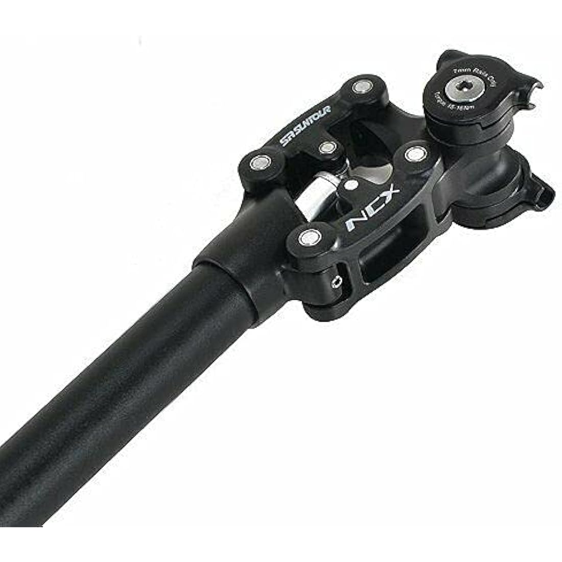SR SUNTOUR SP12 NCX Suspension Seat Post with Protective Cover 27.2X400mm,Black, VK1918