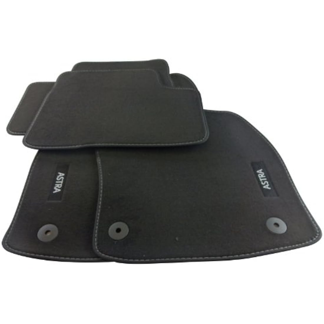 Genuine Vauxhall Astra H Carpet Footwell Mats Tailored Fitted Black Set of 4 Official Vauxhall Astra H 2004-2010 All Models Velour Mats