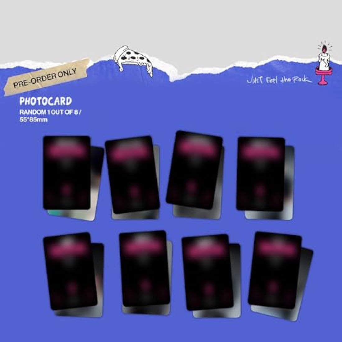 Stray Kids - -Rock-STAR (POSTCARD Ver. - SET) Out Box + Postcard Set + CD-R + Lyrics Paper + Mini Folded Poster + Photocard + 8 Smart Cleaner