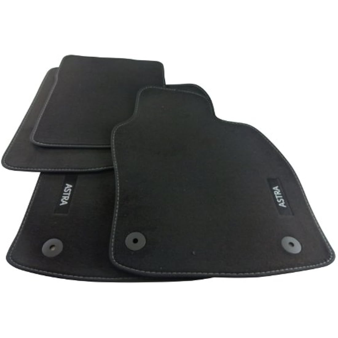 Genuine Vauxhall Astra H Carpet Footwell Mats Tailored Fitted Black Set of 4 Official Vauxhall Astra H 2004-2010 All Models Velour Mats
