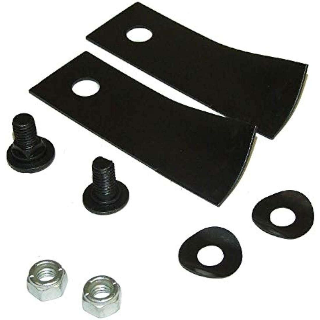 Blade & Bolt Set Of 2 Fits 18" 20" Rover Lawnmower Rear Catcher Models