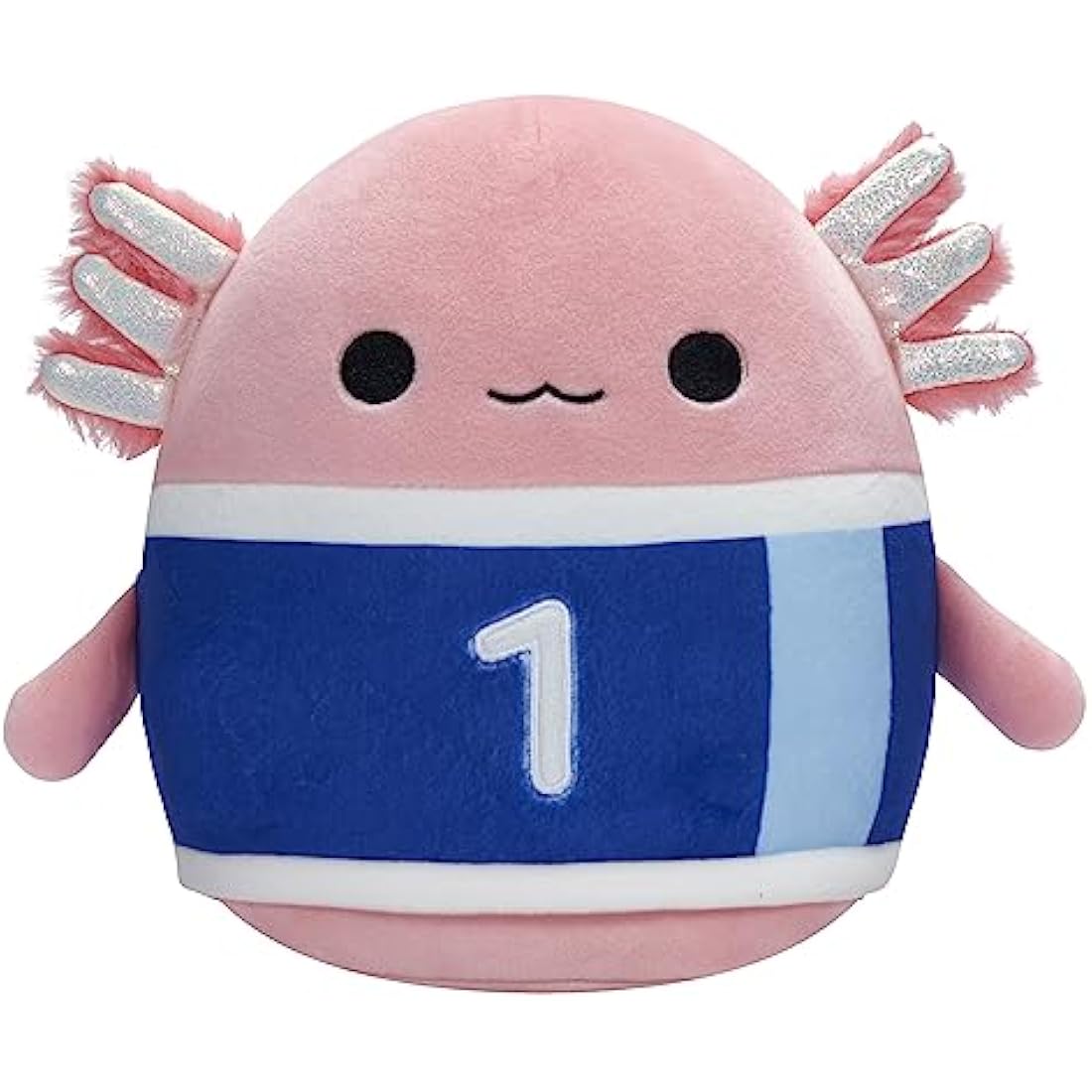 Squishmallows Original 7.5-Inch Archie the Axolotl with Soccer Jersey - Little Official Plush