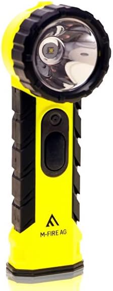 LED-MARTIN M-FIRE Fire Brigade Hand Lamp – Yellow – Angled Head – ATEX