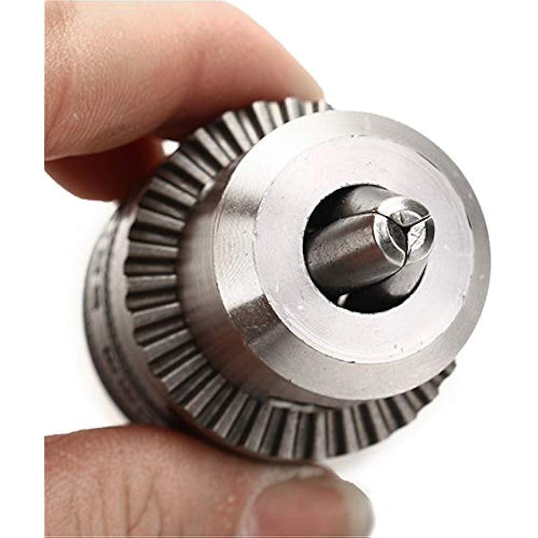 Mesee 1.5-10mm Capacity Drill Chuck SDS Plus Adapter, Mount 3/8-24UNF Quick Change Converter Impact Drive Bits Conversion Tool With Key