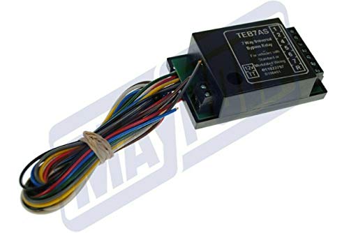 Maypole 12V 7 Way Bypass Relay with Audible Buzzer Trailer and Caravan Towing Electrics