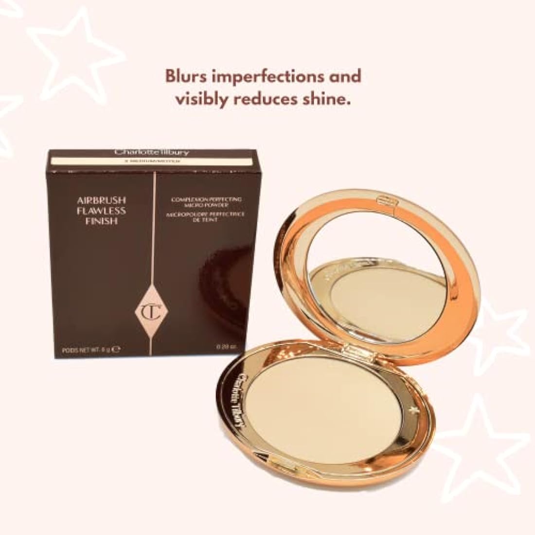 Charlotte Tilbury Airbrush Flawless Finish Skin Perfecting Micro Powder MEDIUM by CHARLOTTE TILBURY