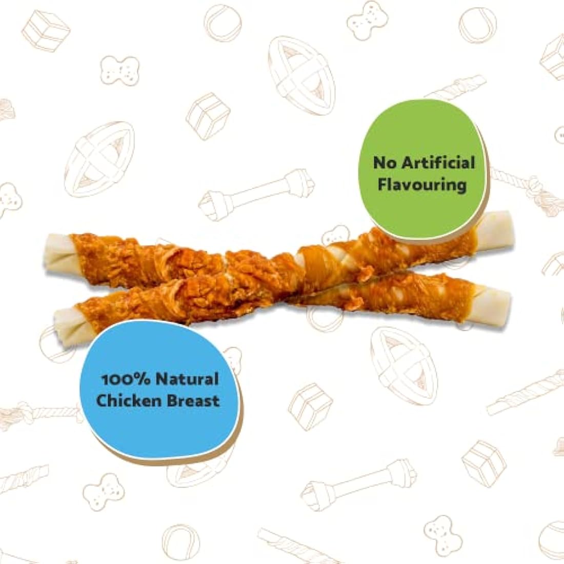 Good Boy Chicken Chewy Twists Dog Treats, 320g
