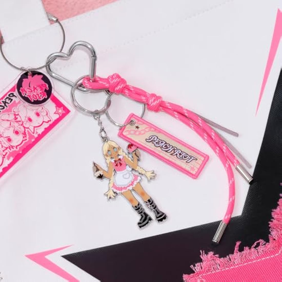 POP MART Peach Riot Rush Hour Series Pendant Whole Set Premium Design Gifts for Women Fan-Favorite Collectible Chic Art Toy Action Figure