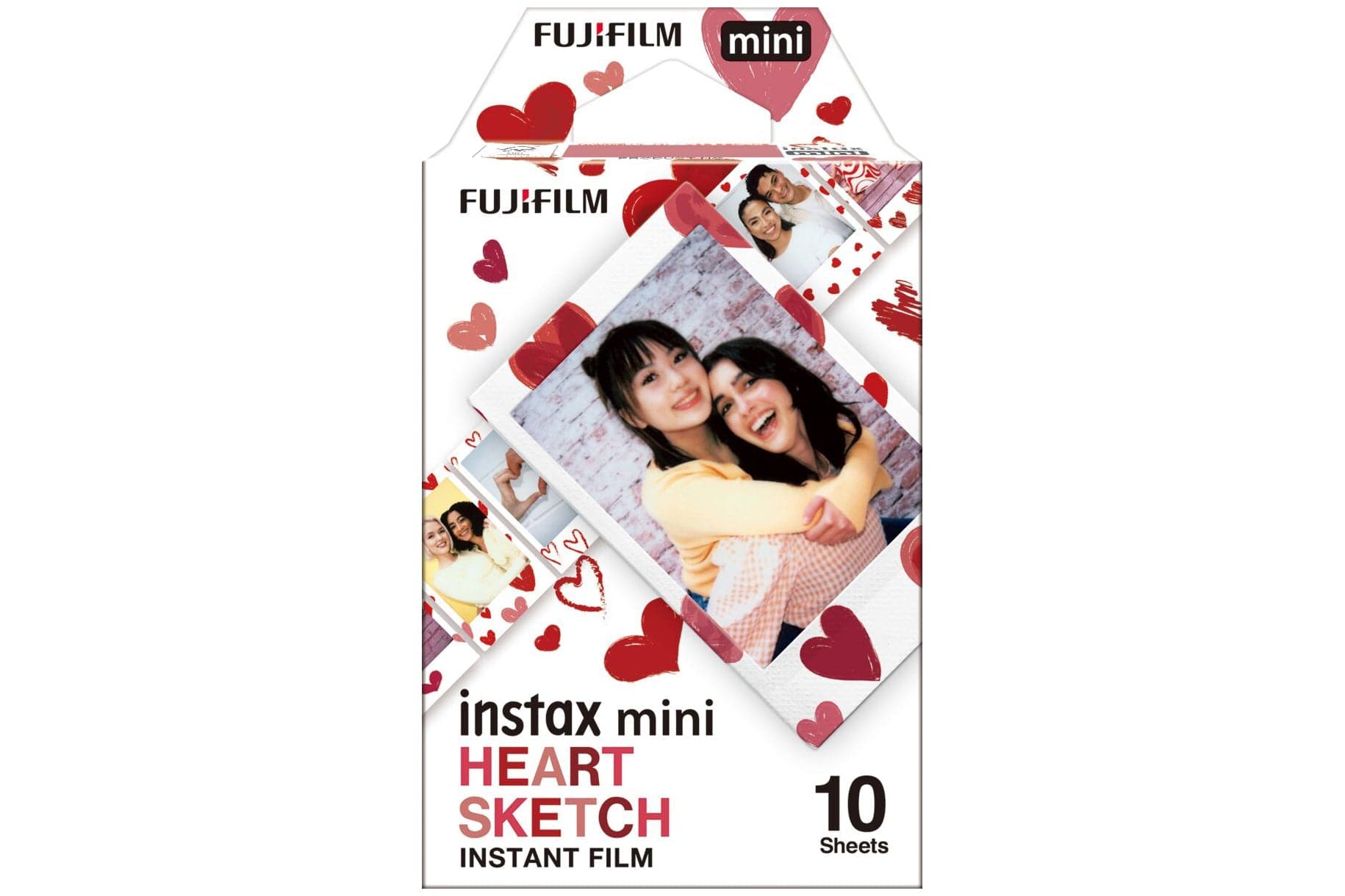Fujifilm Instax Mini Instant Photo Film - Heart Sketch