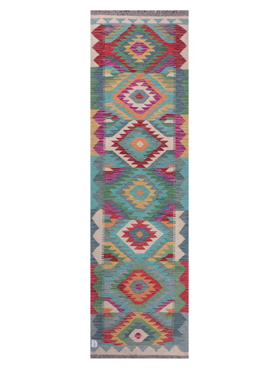 Maimana Kilim Runner - 286 x 81 cm