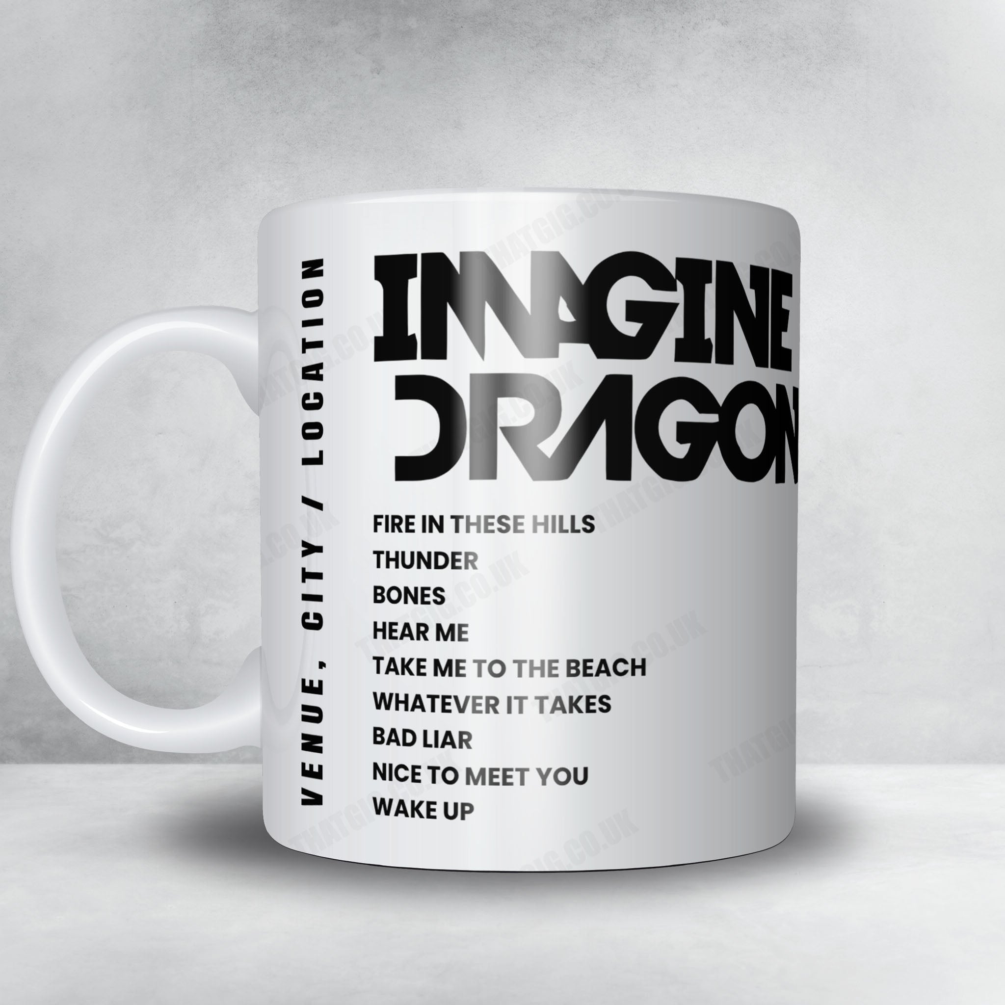 Imagine Dragons Setlist Poster - Hangzhou Olympic Sports Center Stadium, Hangzhou - April 6th, 2025