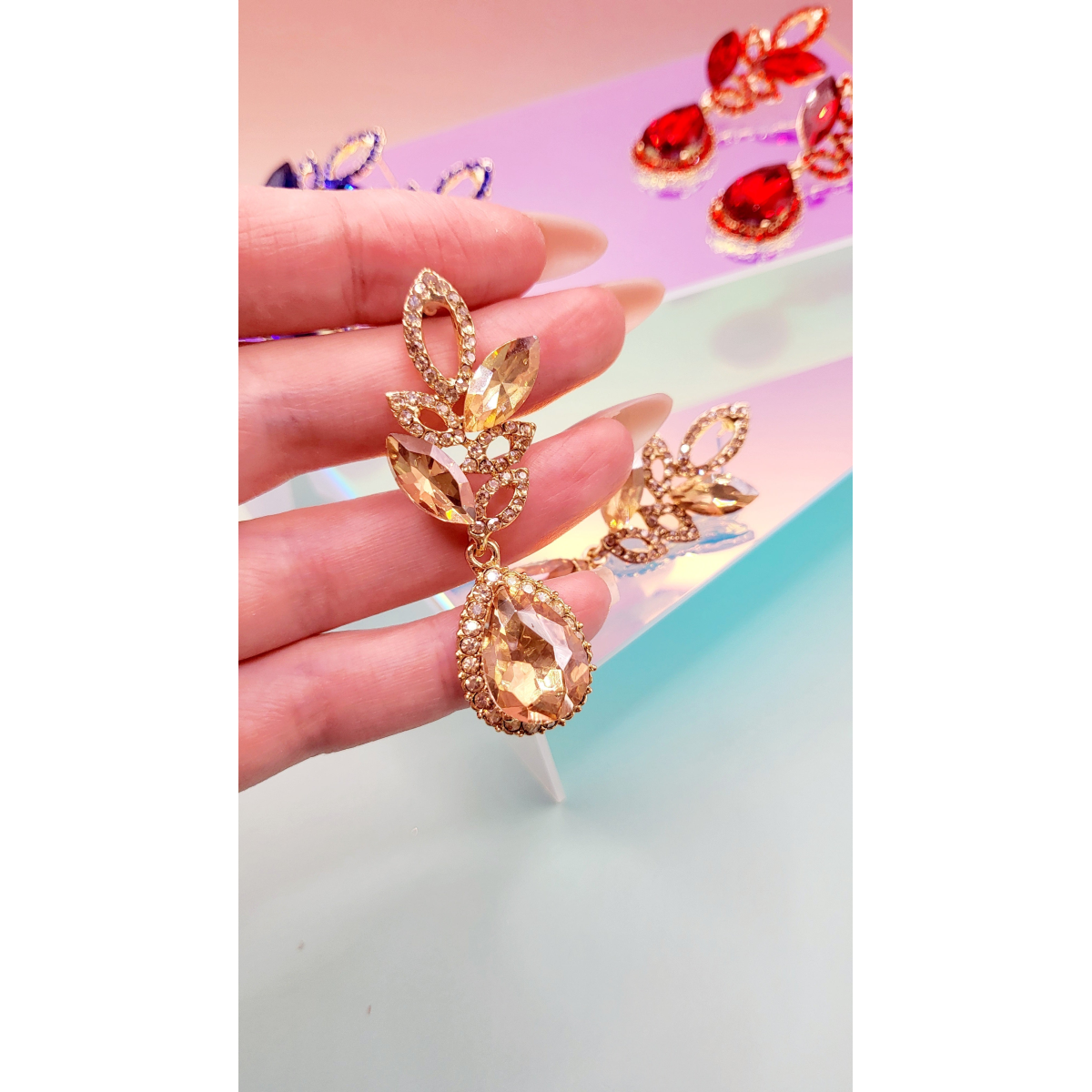 Sway Crystal Drop and Dangle Earrings