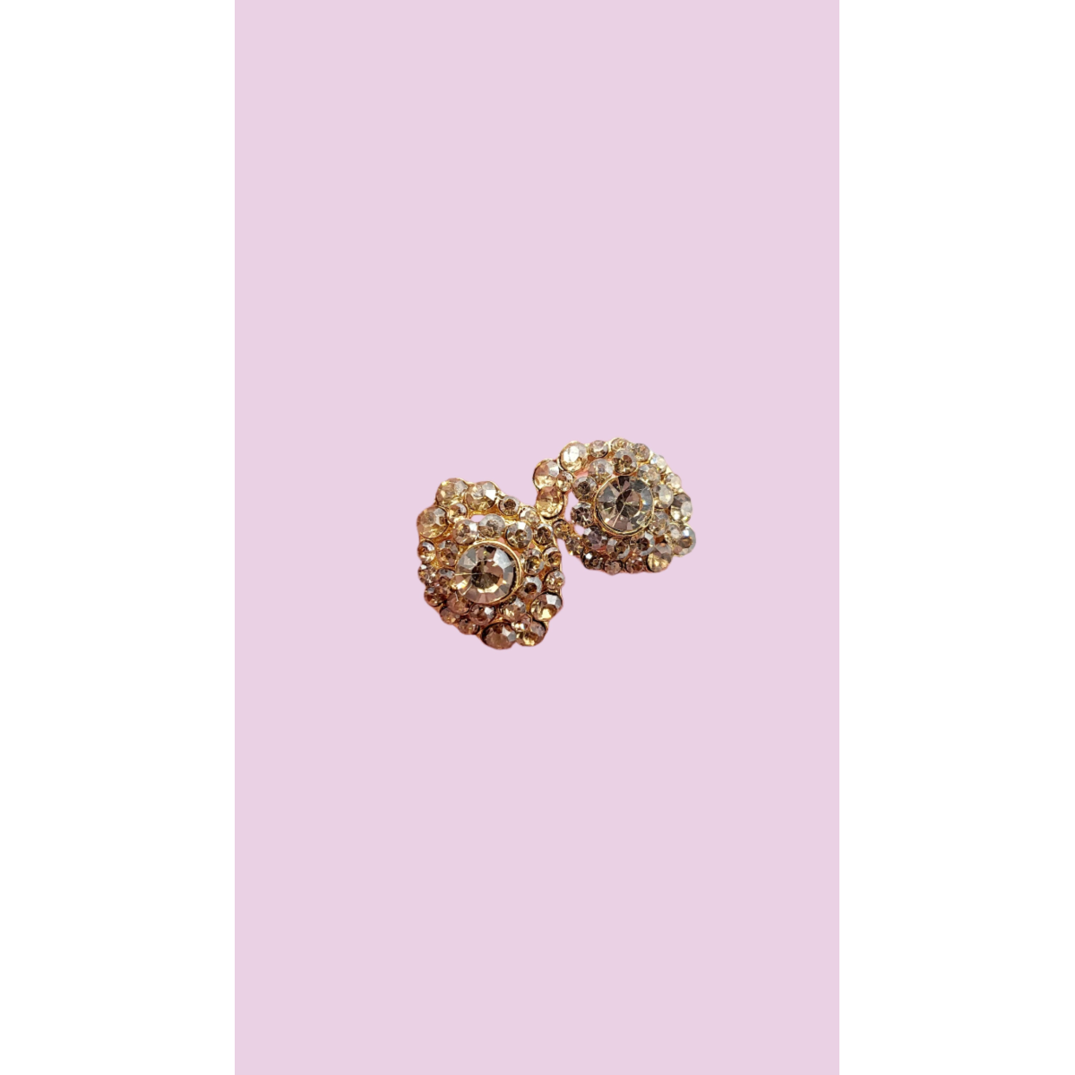 Charm Crystal Stud Earrings