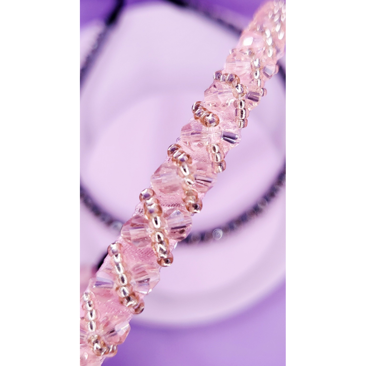 Crystal Gold Beaded Hair band