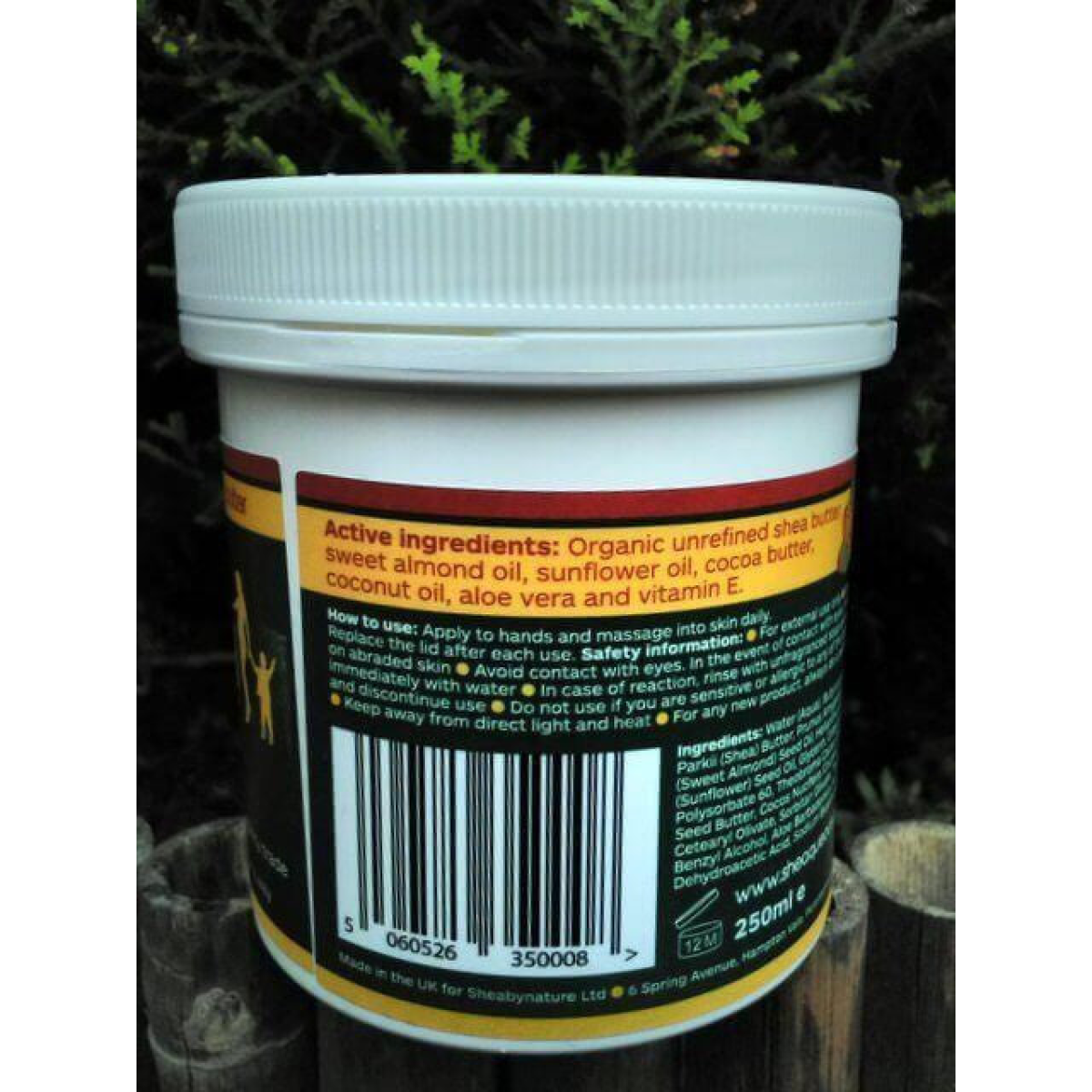10 Pots of Sheaqueous Aqueous Cream with Organic Shea Butter, Almond Oil, cocoa butter, vitamin E. A natural aqueous cream for very dry skin, for Sensitive Skin, Children, Eczema prone skin , Use in Pregnancy for expanding tummy NO ADDED FRAGRANCE
