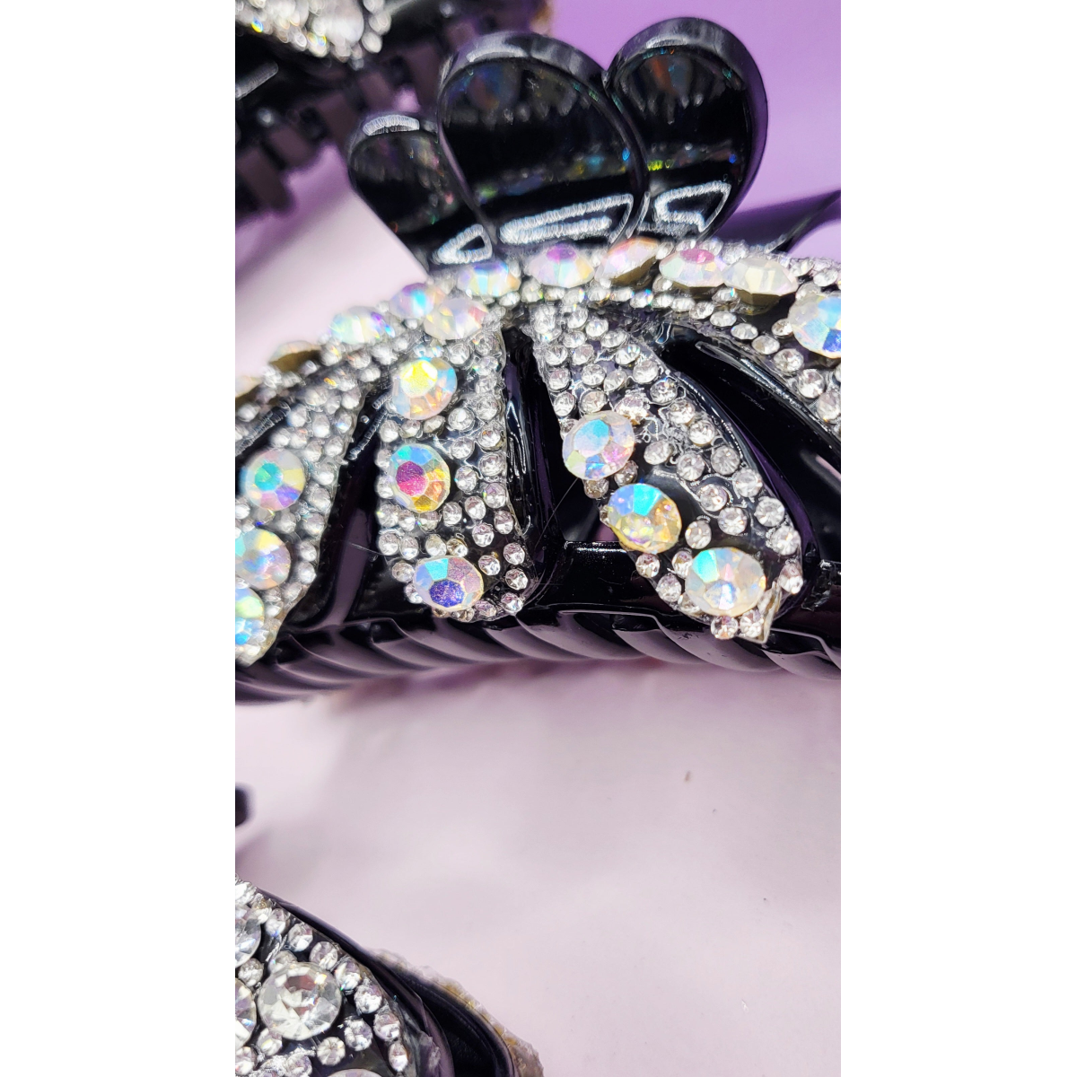 Queen Crystal Hair Clamps Pack of 12