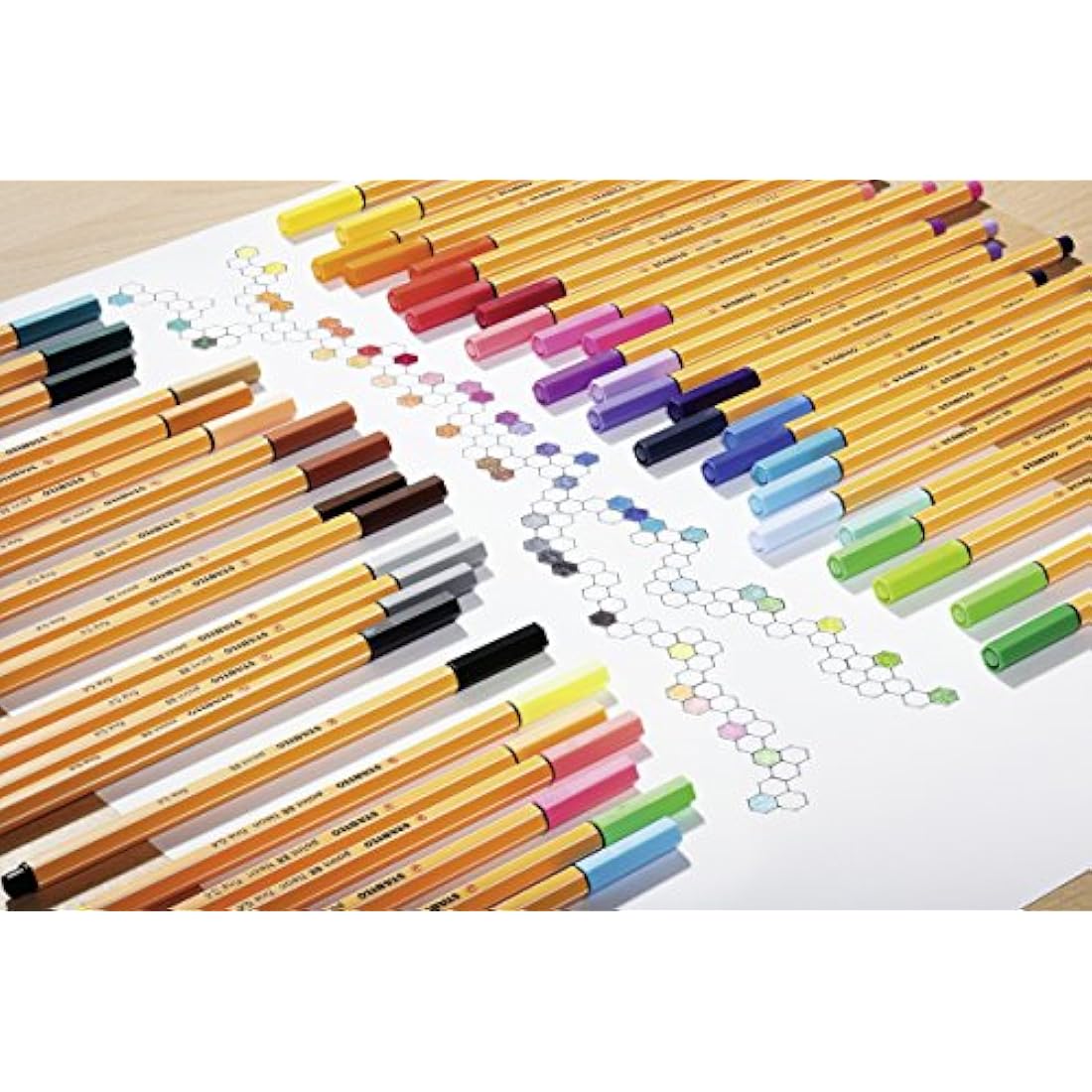 STABILO point 88 - Fineliner - Tin of 50 - Assorted Colours